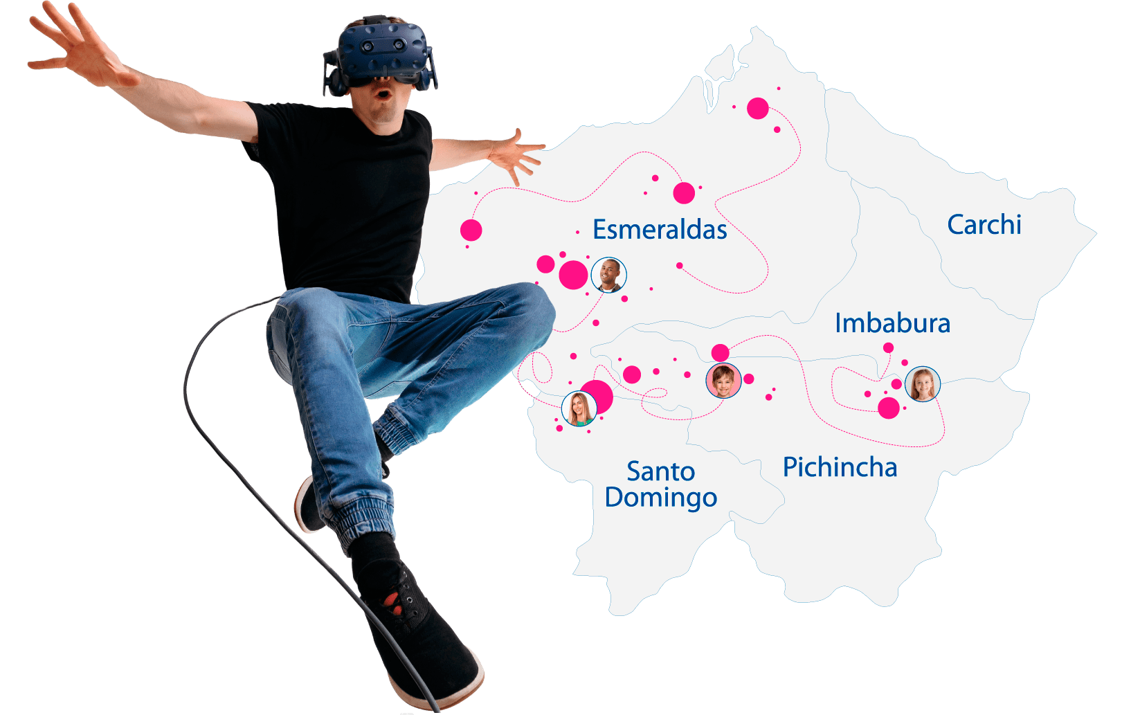 Internet por fibra optica en ecuador para banca electronica one en Esmeraldas Pichincha Carchi Santo Domingo Imbabura